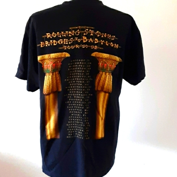 Vintage Rolling Stones 97-98 Bridges To Babylon L - Picture 3 of 5